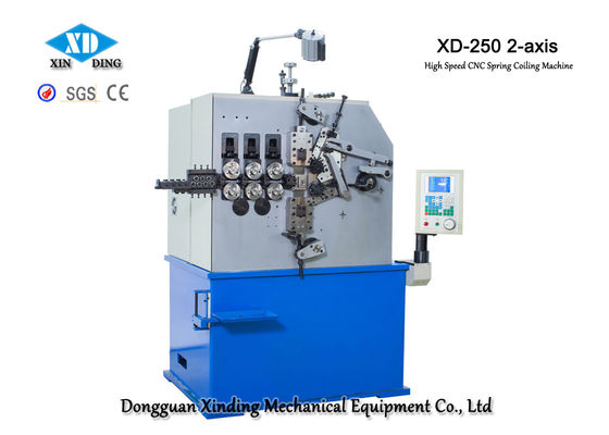 XD-250 2 اللف الربيعية آلة اللف تنتج 2.0mm إلى 5.0mm الينابيع ضغط