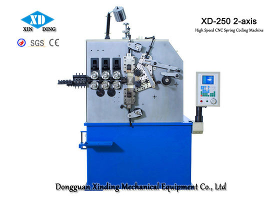 XD-250 2 اللف الربيعية آلة اللف تنتج 2.0mm إلى 5.0mm الينابيع ضغط