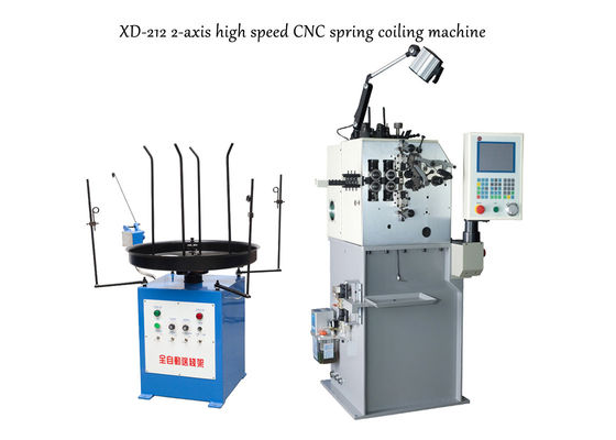 0.3-1.2mm آلة اللف بالزنبرك ثنائي المحور ، CNC يتم التحكم فيها بدقة عالية