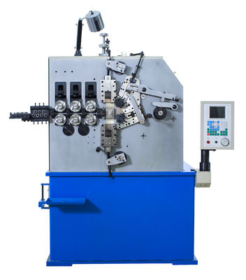 ارتفاع الربيع CNC كفاءة Coiler آلة سلك تغذية محور ومحور كاميرا
