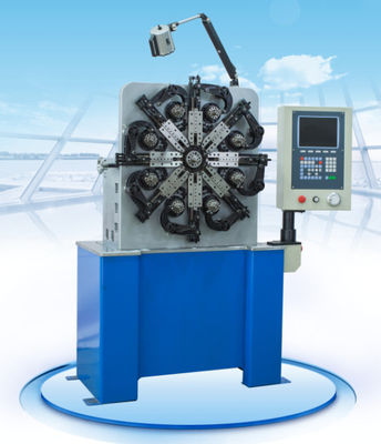 3-4 100pcs التي المحور العالمي التواء CNC الربيع Coiler / دقيقة 3P 2.7 KW