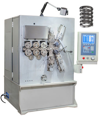 الدقة 5 محور CNC الربيع Coiler مع نظام الحركة مضاعفات / ربيع ماكينات تصنيع