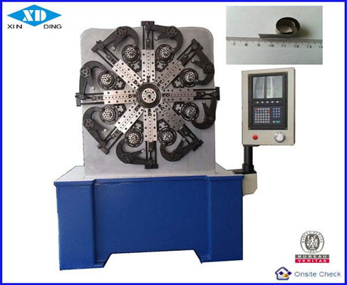 5.5 KW 220V CNC الربيع ماكينة / شقة الأسلاك الربيع آلة تشكيل