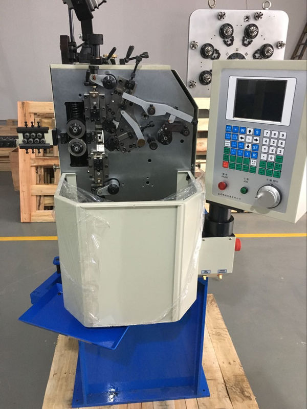 2-3 Aixs cnc ضغط ربيع يلف آلة مع سلك قدرة 0.07-0.80mm