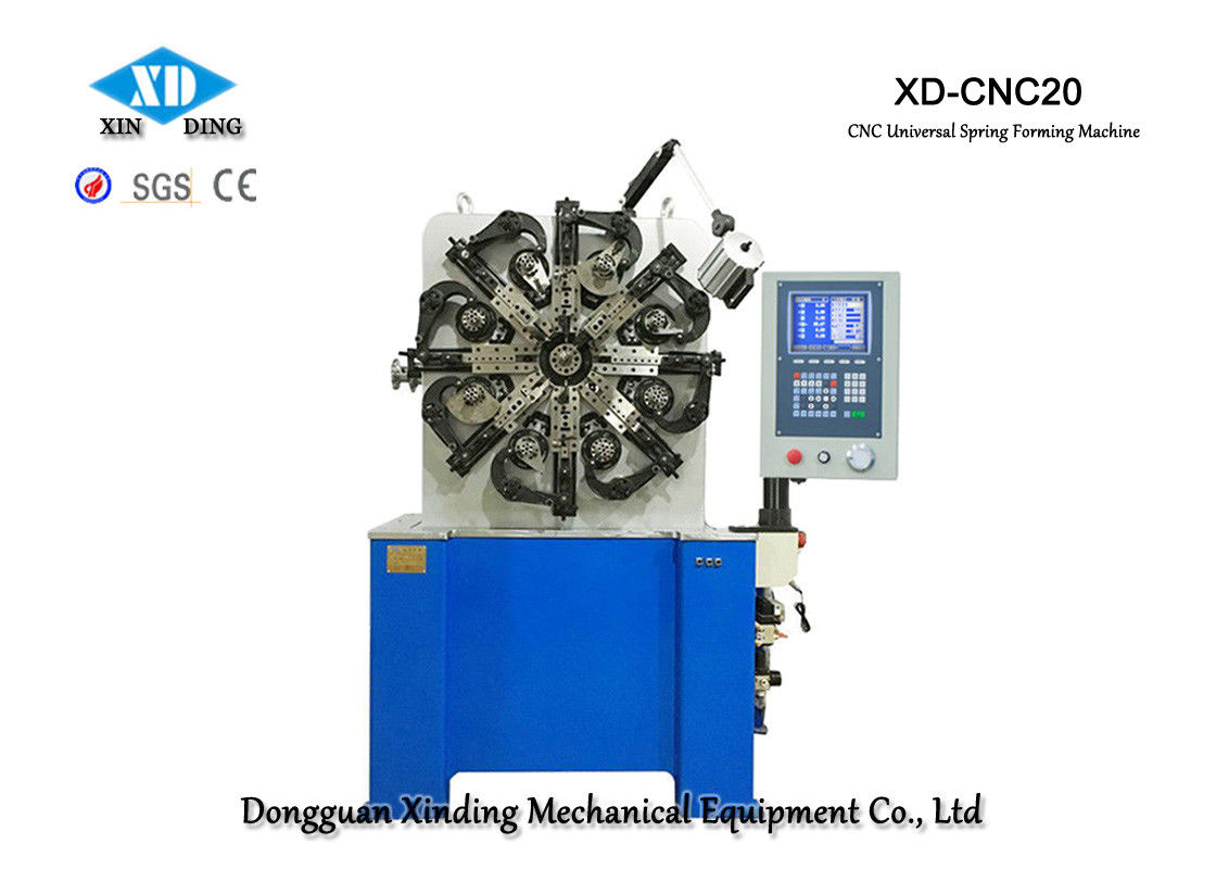 XD-CNC20 3 محور التواء الربيع آلة مع 0.3mm إلى 2.3mm نطاق قطر السلك