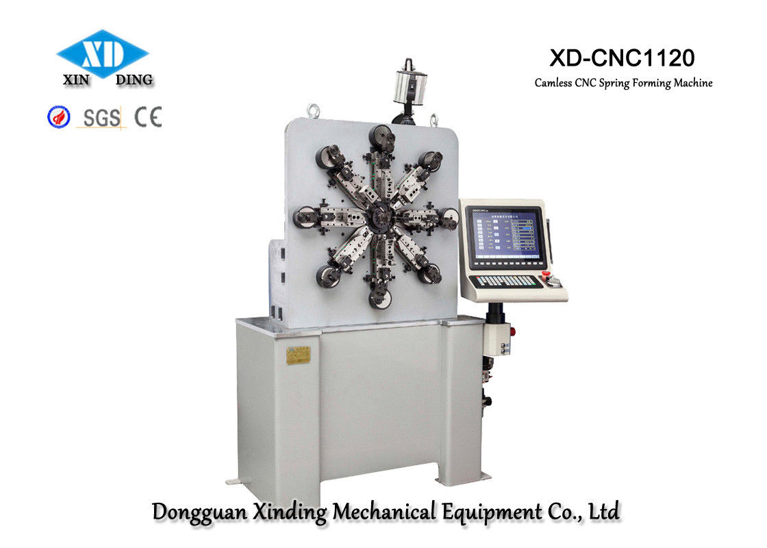 XD-1120 آلة تشكيل زنبرك بدون محور 11 محور لتشكيل سلك ضياء 0.2 إلى 2.3 مم