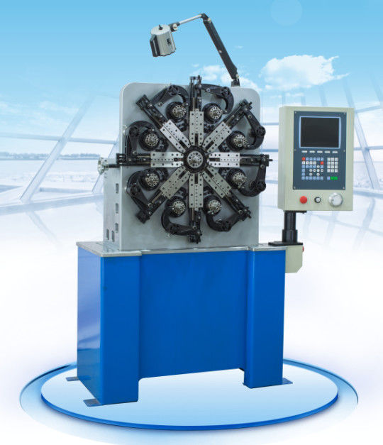 3-4 100pcs التي المحور العالمي التواء CNC الربيع Coiler / دقيقة 3P 2.7 KW