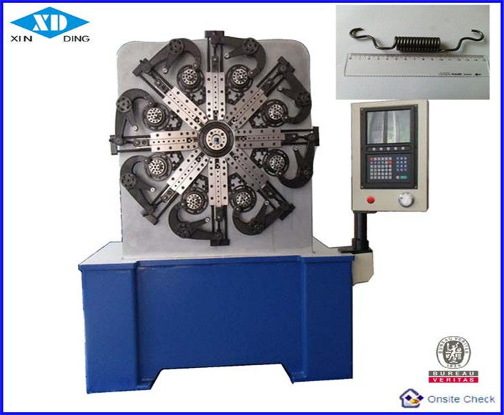 الأزرق لوحة CNC التواء الربيع تشكيل آلة عالية الكفاءة 5.5 KW